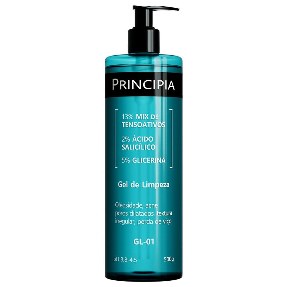 Gel De Limpeza Facial Principia Skincare Gl-01 500ml — Principia | Farmácia Resyla