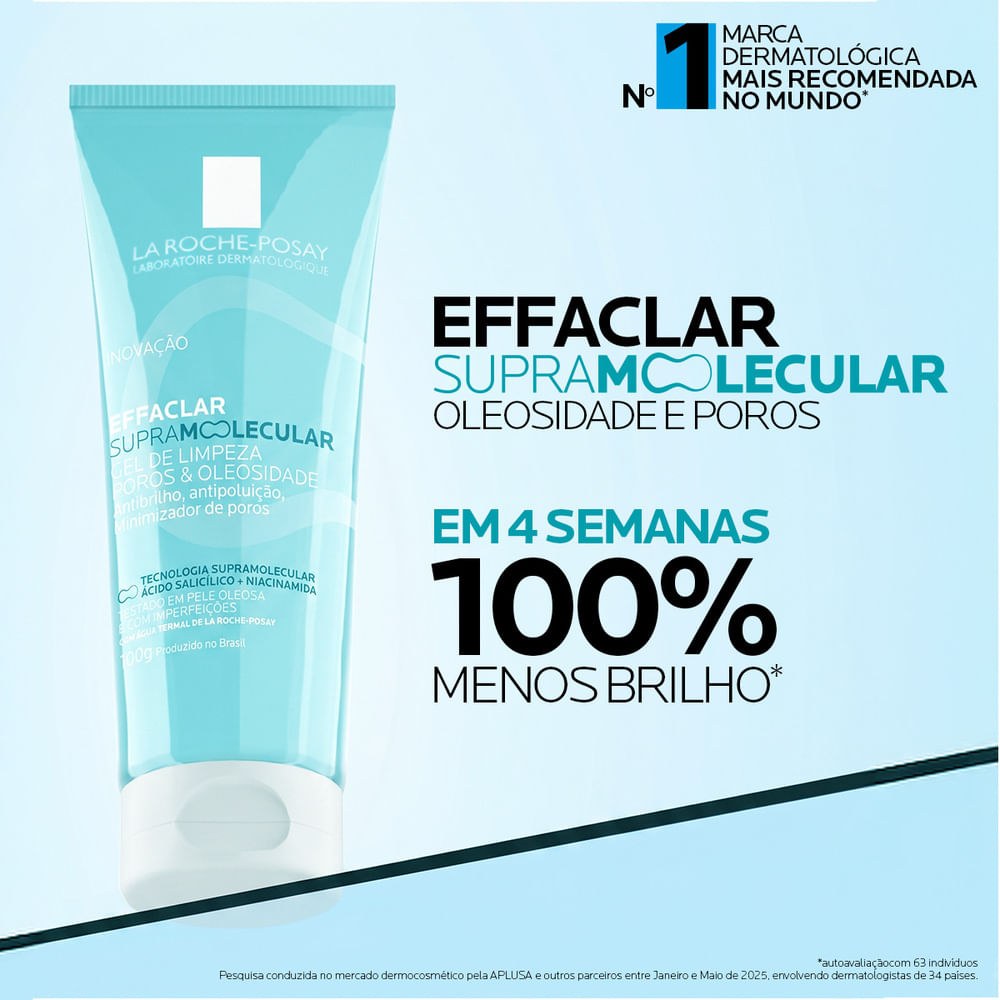 Gel De Limpeza La Roche-Posay Effaclar Supramolecular 100g — imagem 3 | Farmácia Resyla