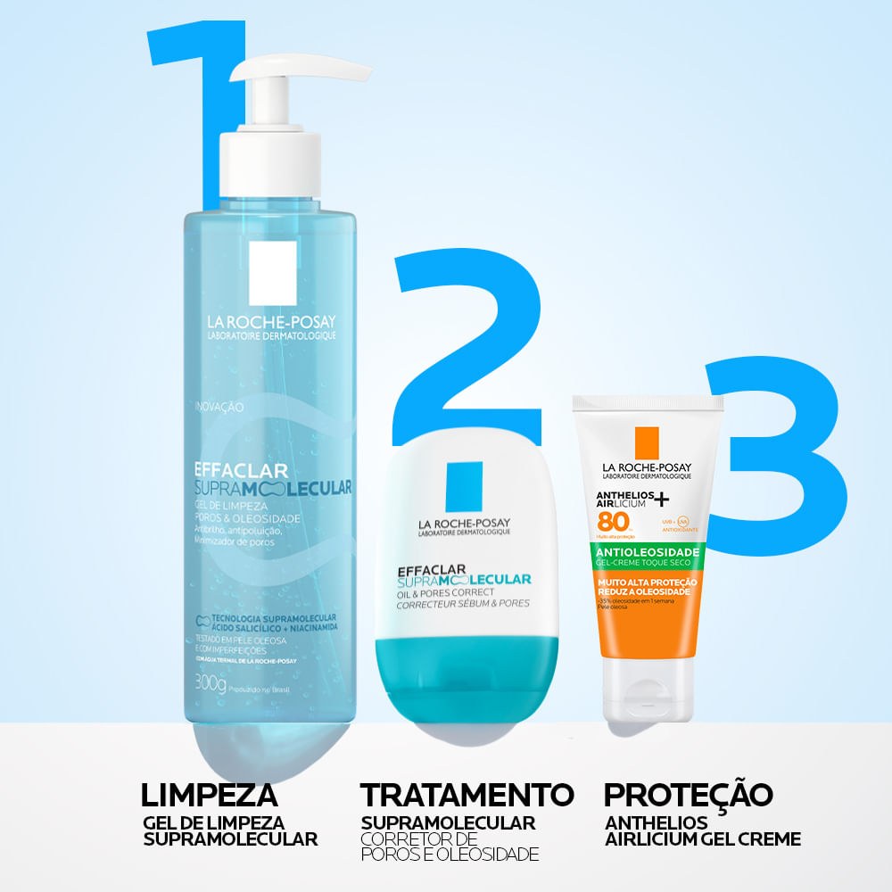 Gel De Limpeza La Roche-Posay Effaclar Supramolecular 300g — imagem 3 | Farmácia Resyla