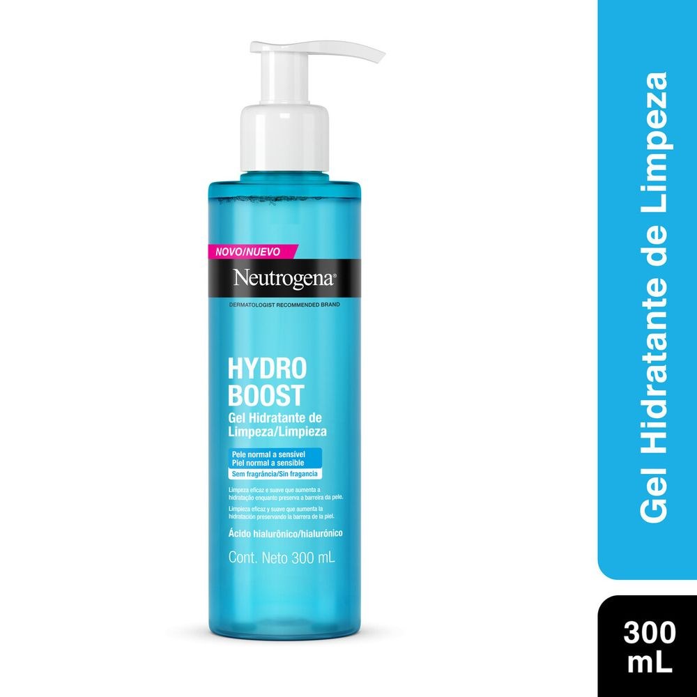 Gel De Limpeza Neutrogena Hydro Boost 300ml — Neutrogena | Farmácia Resyla