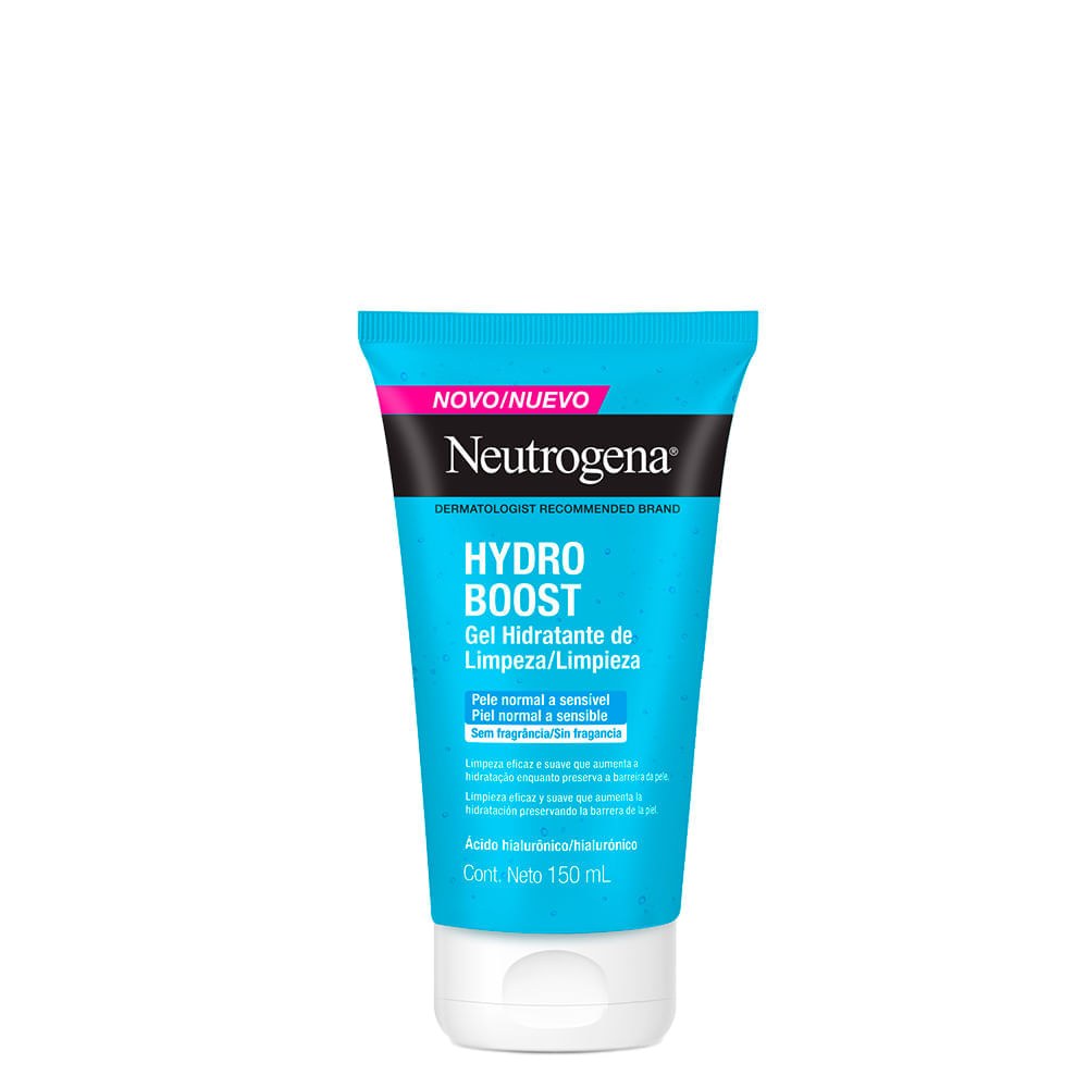 Gel de Limpeza Neutrogena Hydro Boost Pele Normal a Sensível 150ml — Neutrogena | Farmácia Resyla