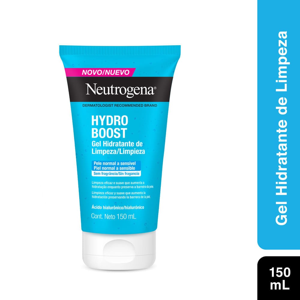 Gel de Limpeza Neutrogena Hydro Boost Pele Normal a Sensível 150ml — imagem 3 | Farmácia Resyla