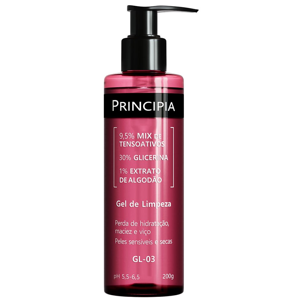 Gel De Limpeza Principia peles Sensiveis E Secas Gl-03 200ml — Principia | Farmácia Resyla