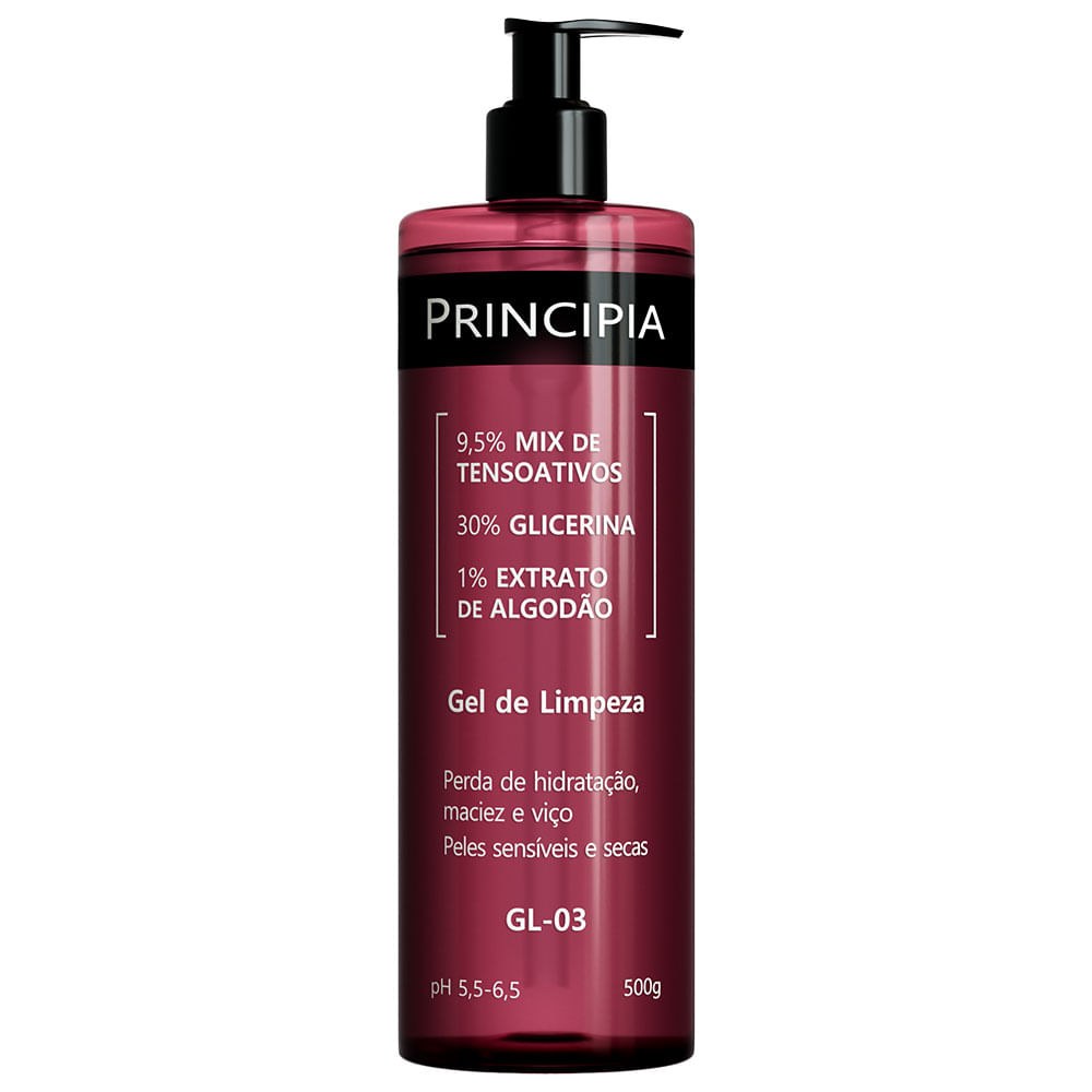 Gel De Limpeza Principia Peles Sensiveis E Secas gl-03 500ml — Principia | Farmácia Resyla