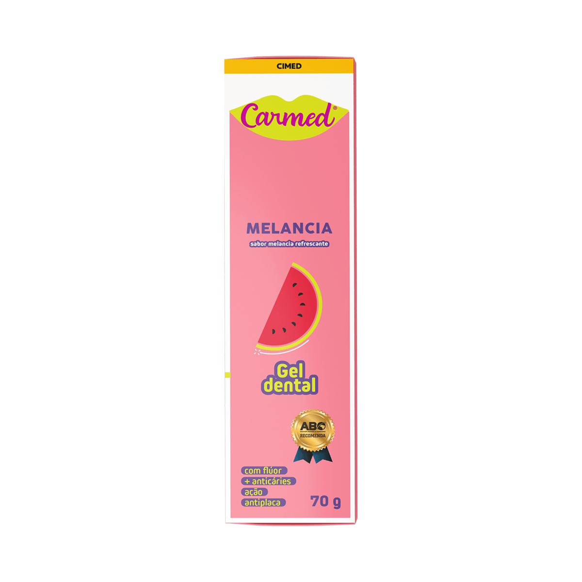 Gel Dental Carmed com Flúor Sabor Melancia 70g — imagem 2 | Farmácia Resyla