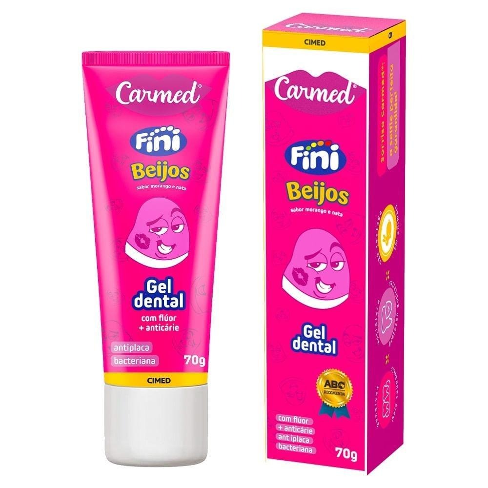Gel Dental Carmed Fini Beijos Anticáries com Flúor 70g — Carmed | Farmácia Resyla