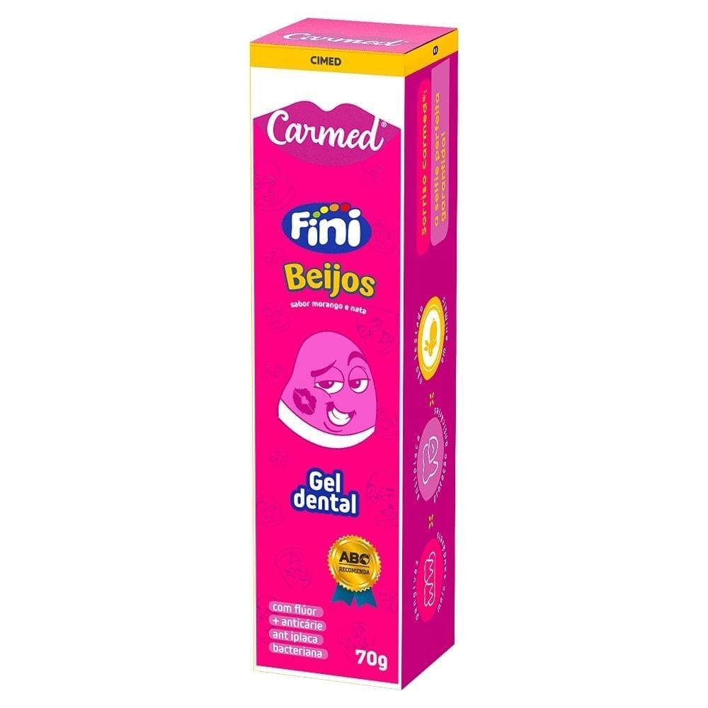 Gel Dental Carmed Fini Beijos Anticáries com Flúor 70g — imagem 2 | Farmácia Resyla
