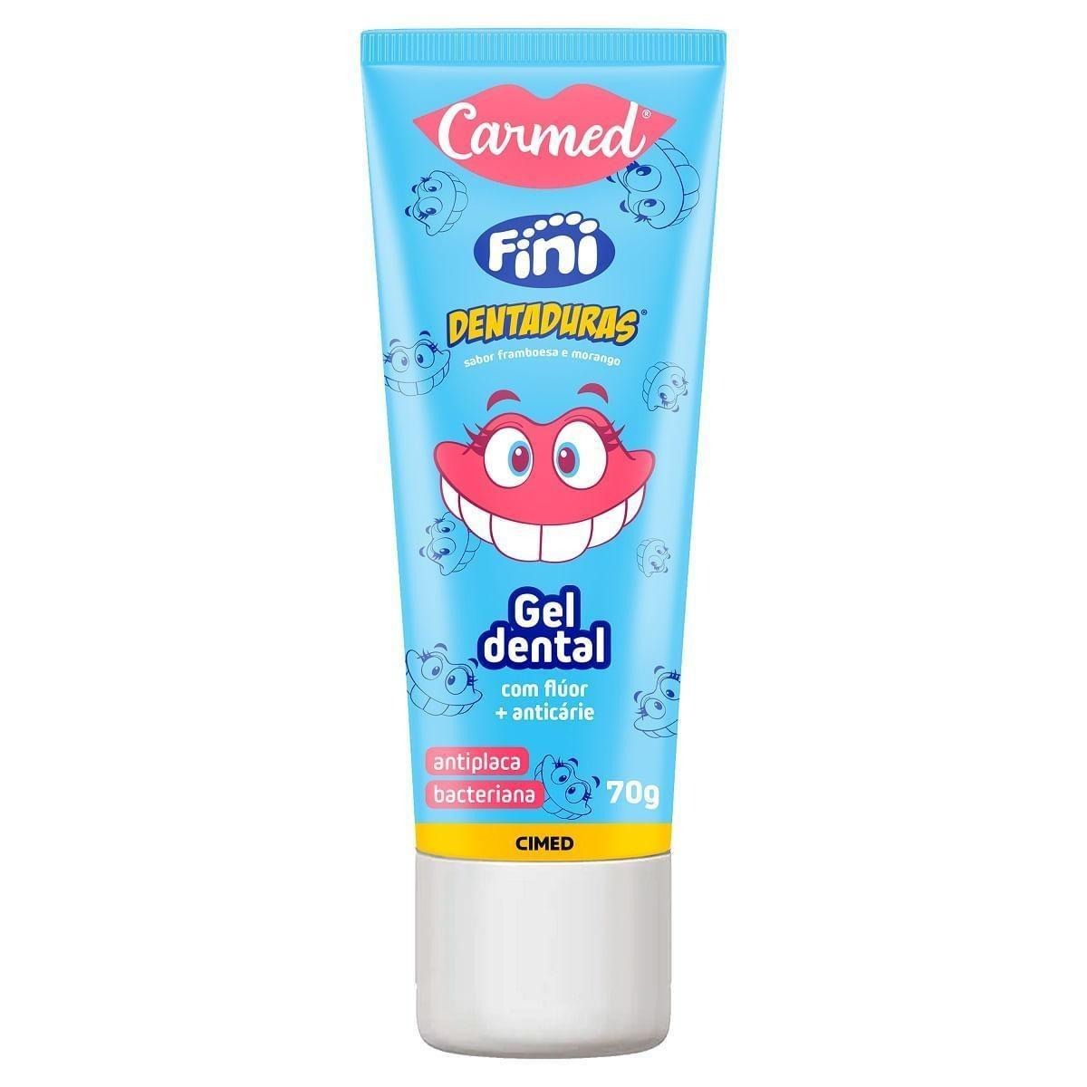 Gel Dental Carmed Fini Dentaduras Anticáries com Flúor 70g — imagem 2 | Farmácia Resyla