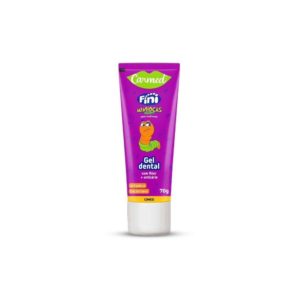 Gel Dental Carmed Fini Minhoca Anticáries com Flúor 70g — Carmed | Farmácia Resyla