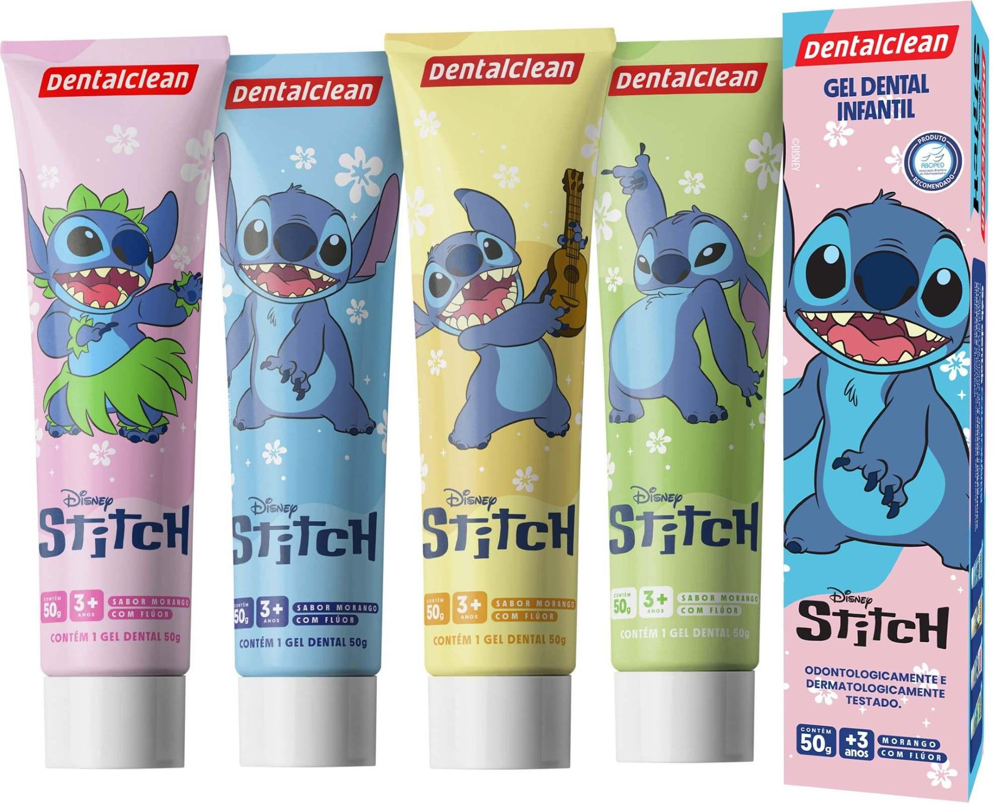 Gel Dental Dental Clean Stitch Com Flúor Morango 50g — imagem 2 | Farmácia Resyla