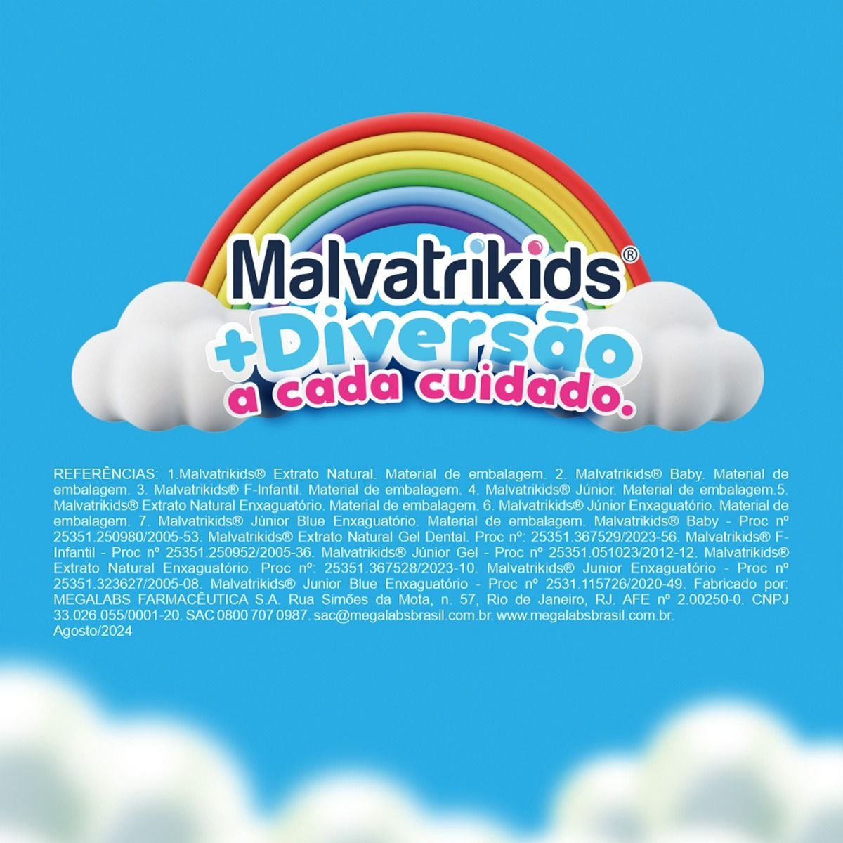 Gel Dental Infantil Malvatrikids Extrato Natural Anticáries Flúor Xilitol Sabor Morango 70g — imagem 3 | Farmácia Resyla
