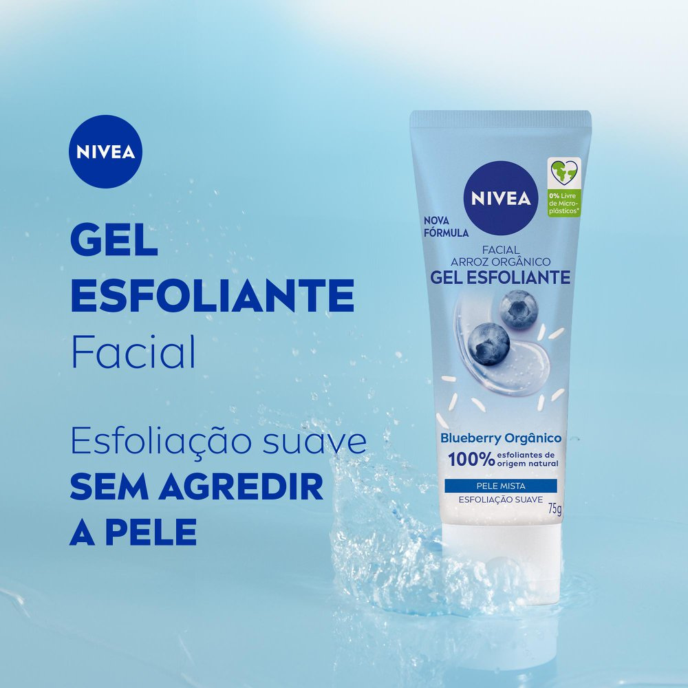 Gel Esfoliante Facial Nivea Refrescante 75g — imagem 2 | Farmácia Resyla