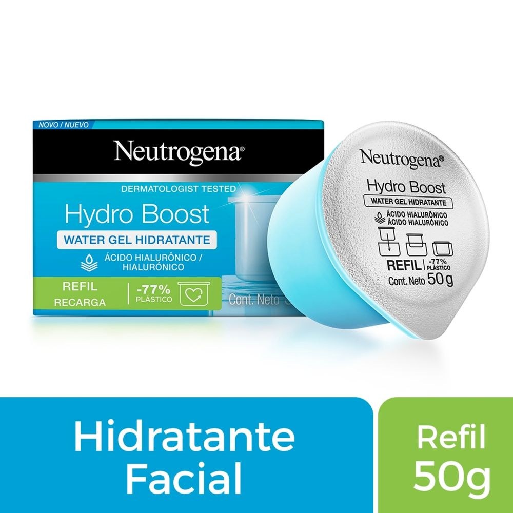 Gel Hidratante Facial Neutrogena Hydro Boost Water Gel Refil 50g — Neutrogena | Farmácia Resyla