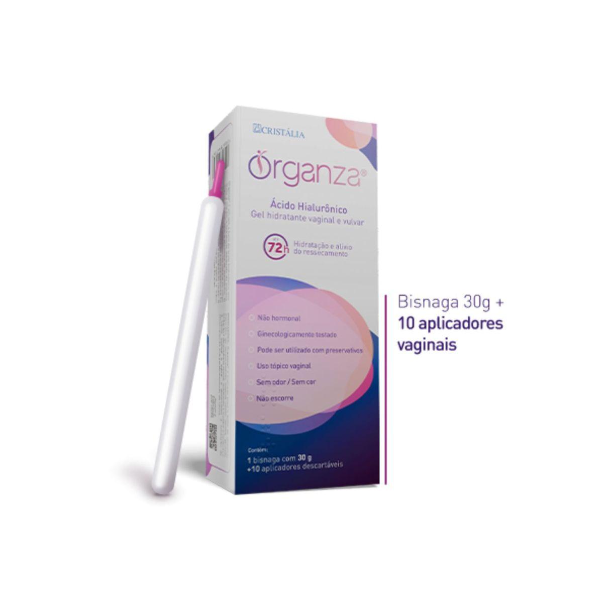 Gel Hidratante Vaginal E Vulvar Organza 1 Bisnaga Com 30g + 10 Aplicadores — Organza | Farmácia Resyla