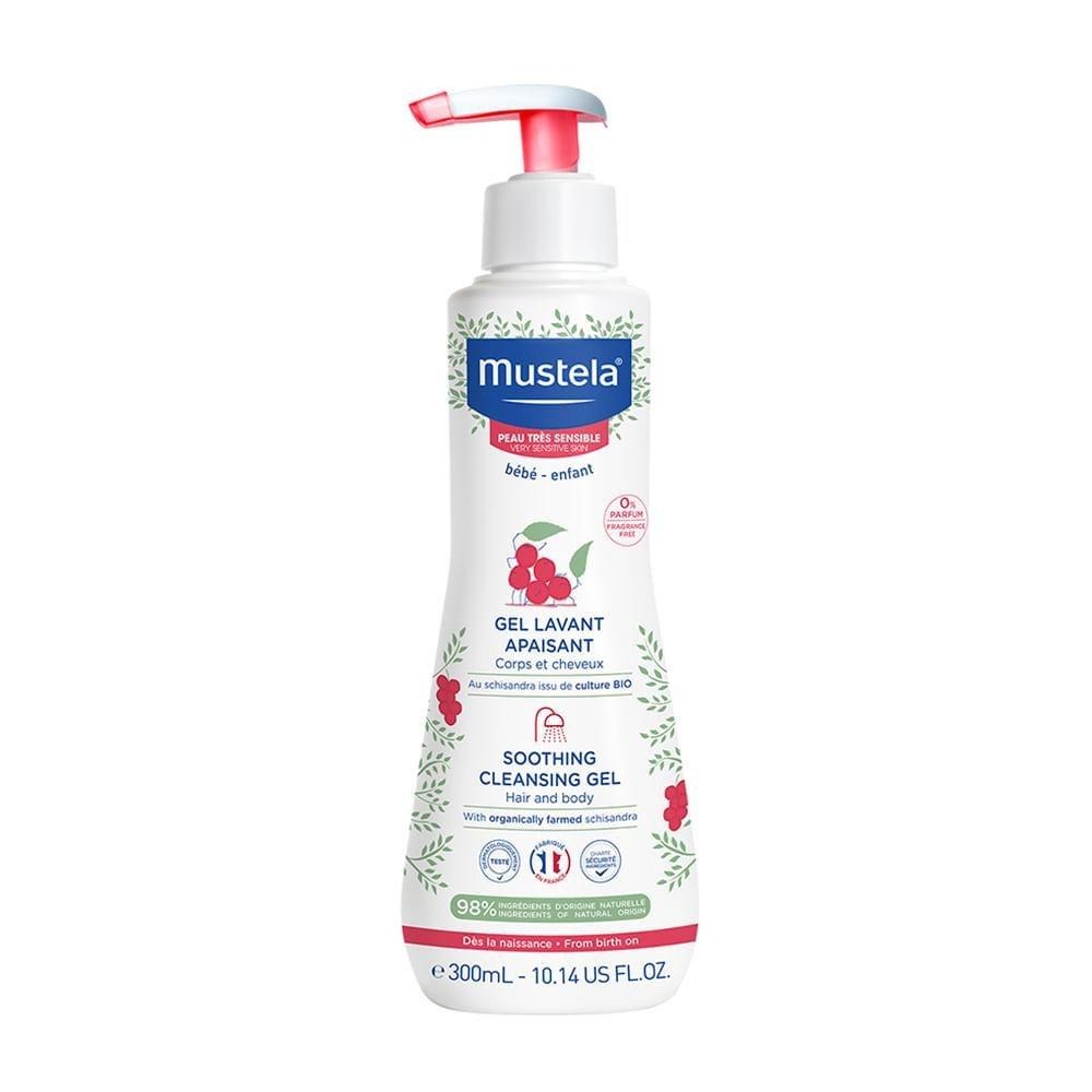 Gel Lavante Mustela Bebê Calmante Pele Muito Sensível 300ml — Mustela | Farmácia Resyla