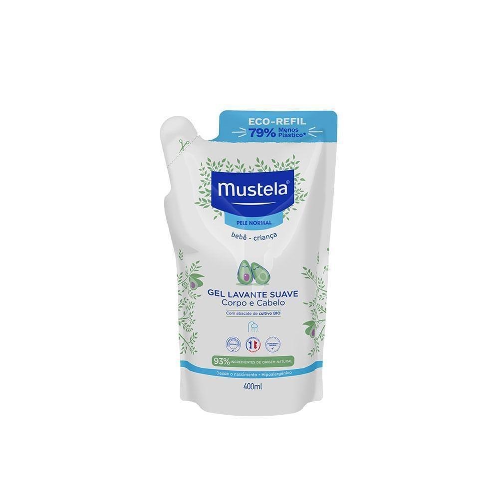 Gel Lavante Mustela Bebê Suave Corpo e Cabelo 400ml — Mustela | Farmácia Resyla