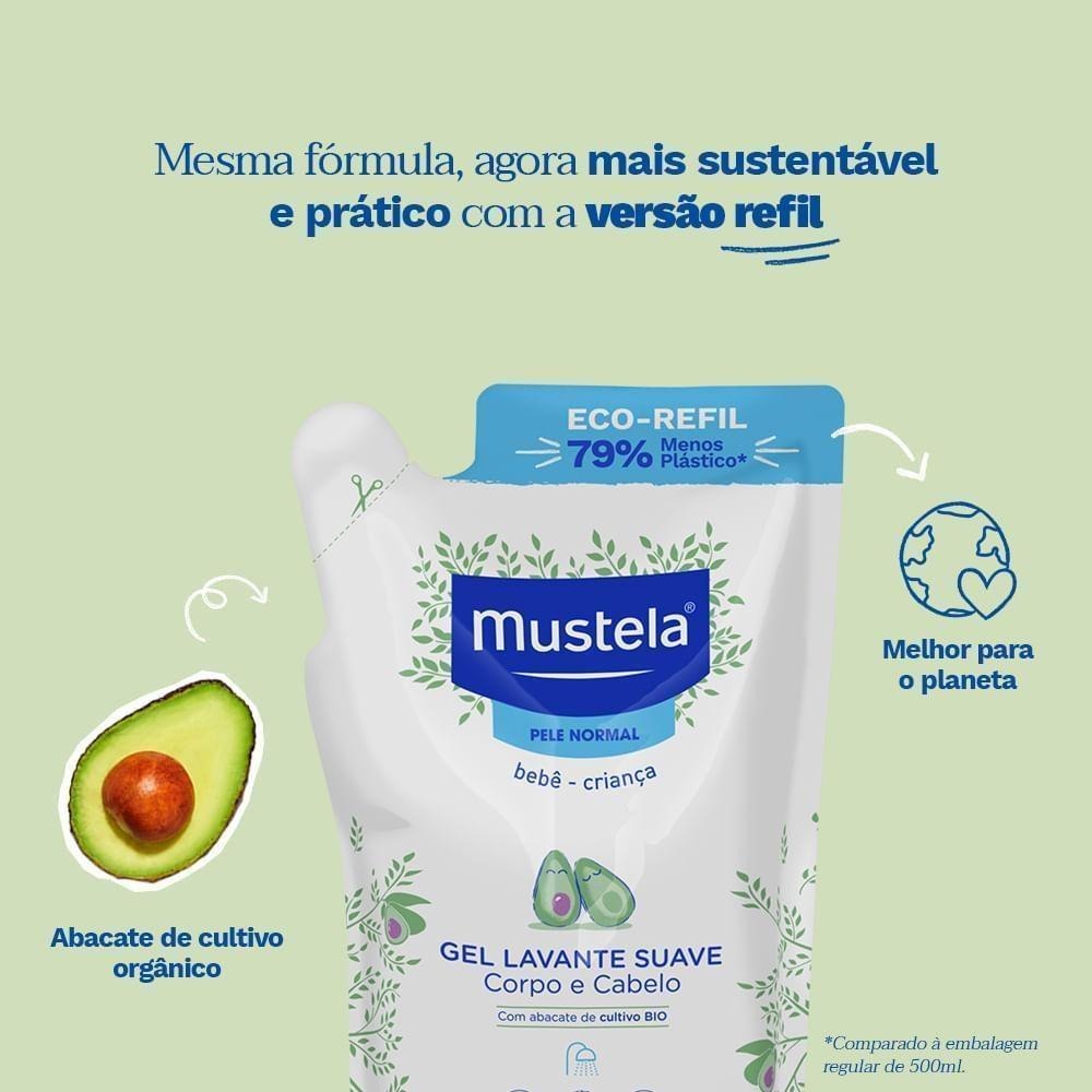 Gel Lavante Mustela Bebê Suave Corpo e Cabelo 400ml — imagem 3 | Farmácia Resyla