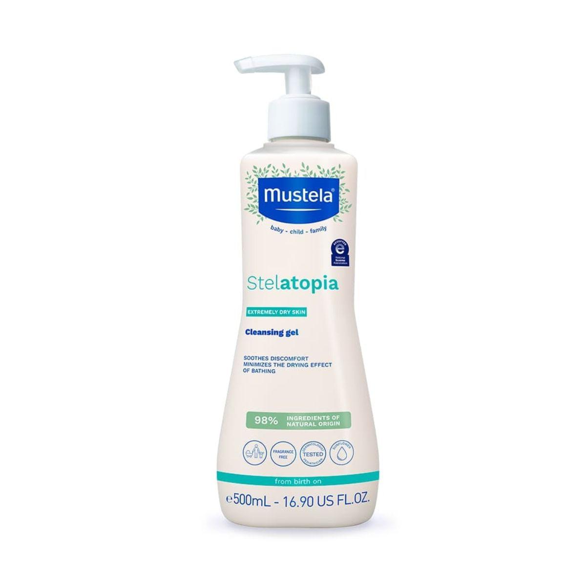 Gel Lavante Mustela Stelatopia Bebê Sem Fragrância 500ml — Mustela | Farmácia Resyla