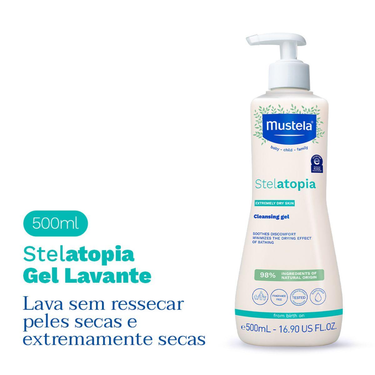 Gel Lavante Mustela Stelatopia Bebê Sem Fragrância 500ml — imagem 2 | Farmácia Resyla