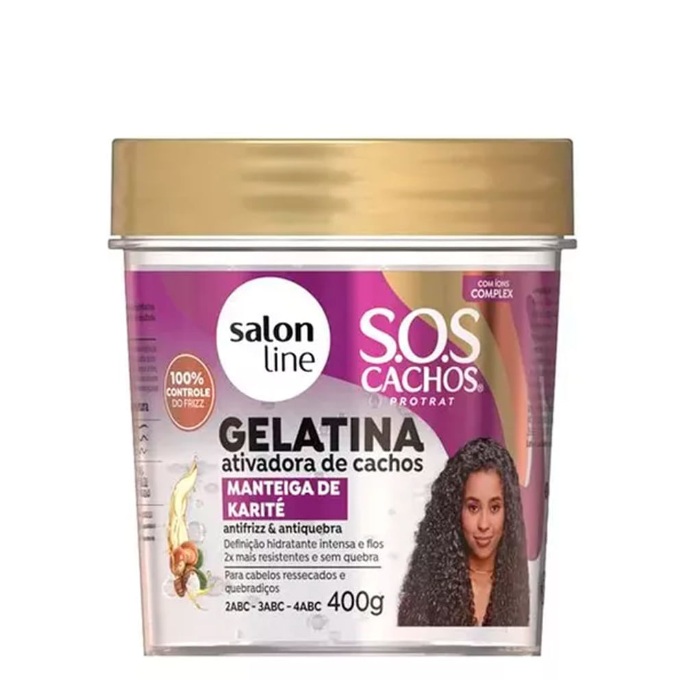 Gelatina Salon Line SOS Manteiga de Karité 400g — Salon Line | Farmácia Resyla