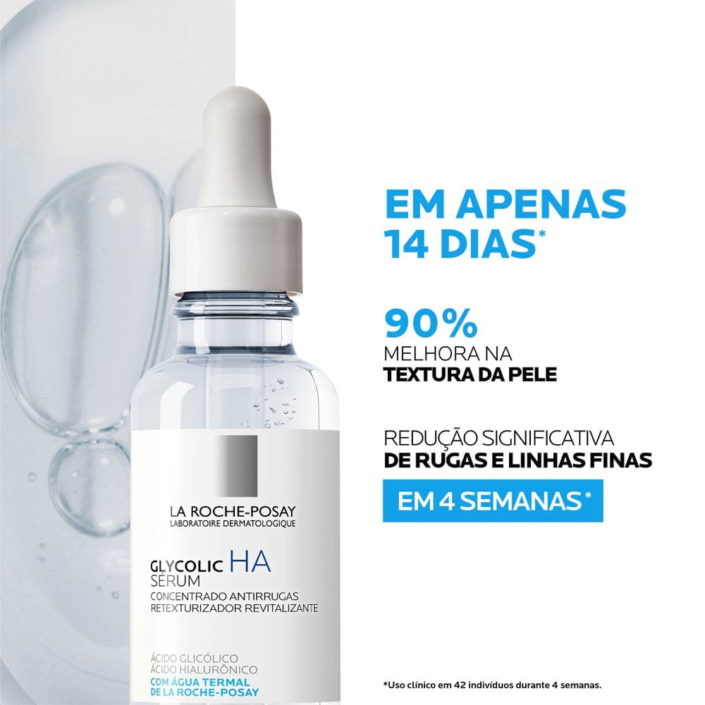 Glycolic Ha Sérum La Roche-Posay 30ml — imagem 3 | Farmácia Resyla