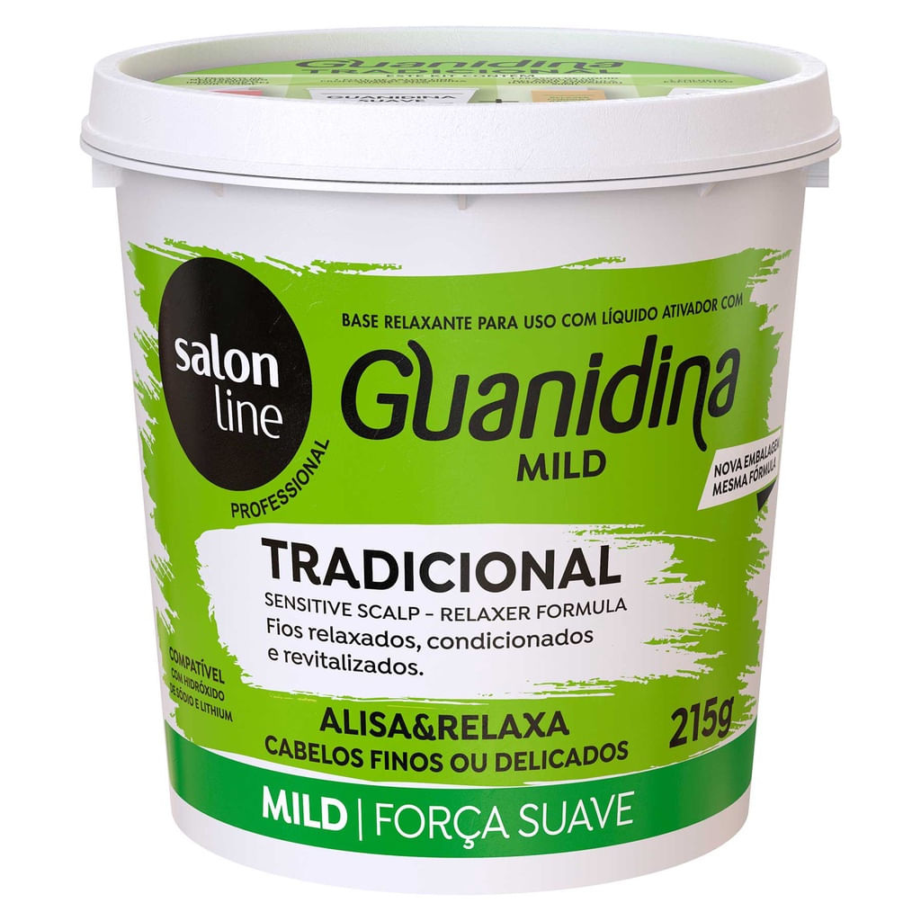 Guanidina Salon Line Tradicional Mild Força Suave 215g — Salon Line | Farmácia Resyla
