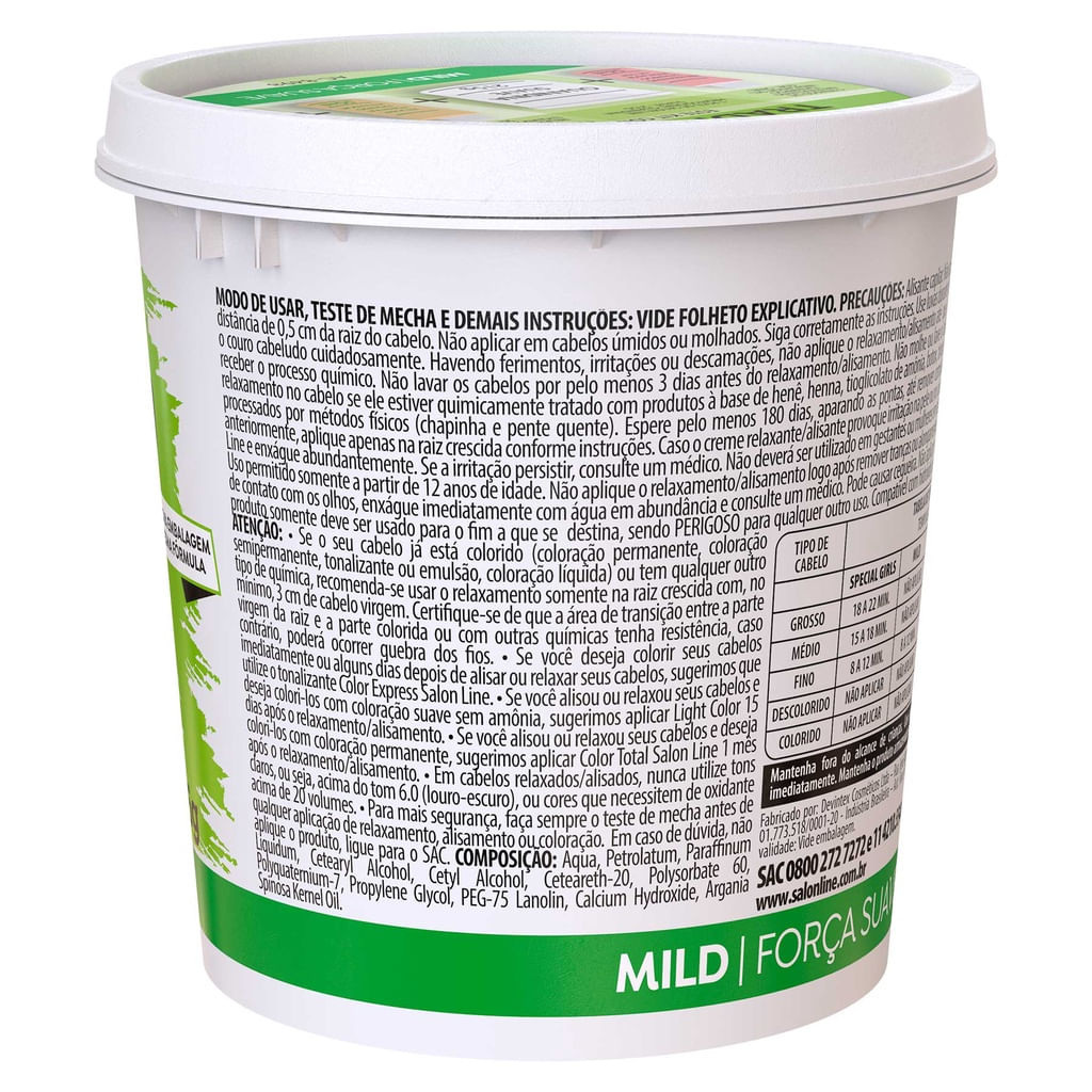 Guanidina Salon Line Tradicional Mild Força Suave 215g — imagem 2 | Farmácia Resyla