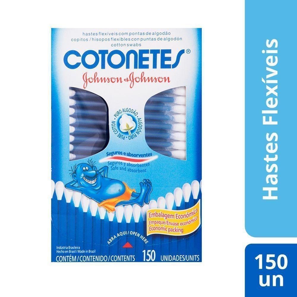 Hastes Flexíveis Cotonetes Johnson & Johnson 150 Unidades — Johnson & Johnson | Farmácia Resyla