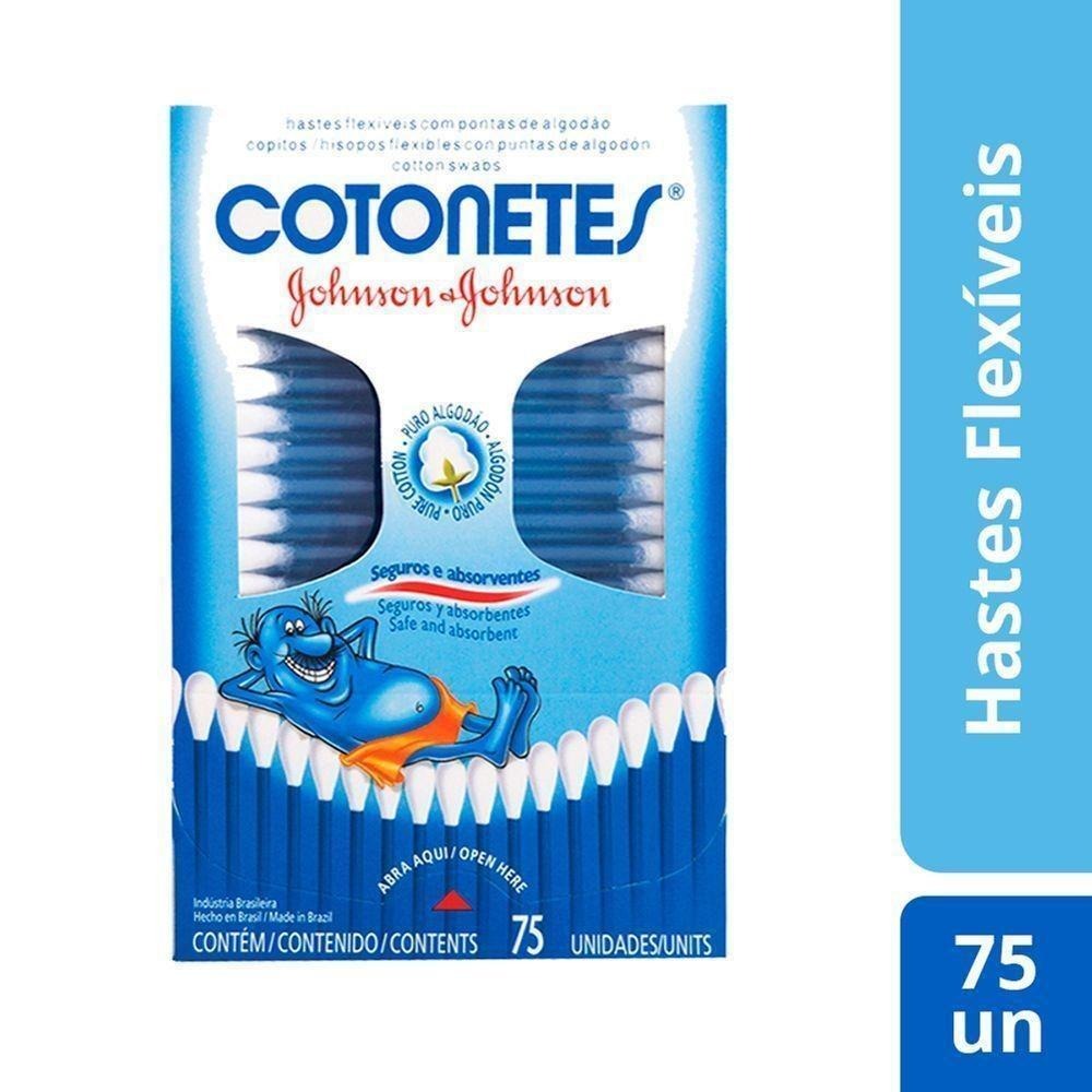Hastes Flexíveis Cotonetes Johnson & Johnson 75 Unidades — Johnson & Johnson | Farmácia Resyla