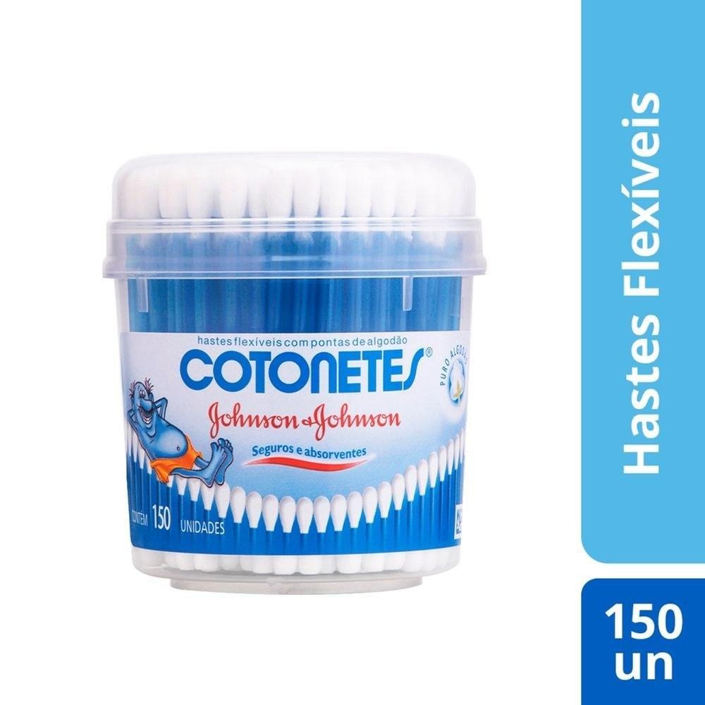 Hastes Flexíveis Cotonetes Johnson & Johnson Pote 150 Unidades — Johnson & Johnson | Farmácia Resyla