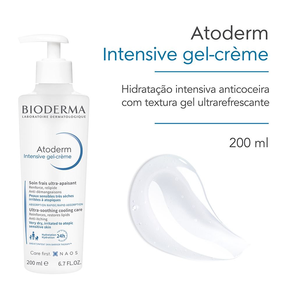 Hidratante Corporal Bioderma Atoderm Intensive Gel Creme 200ml — imagem 2 | Farmácia Resyla