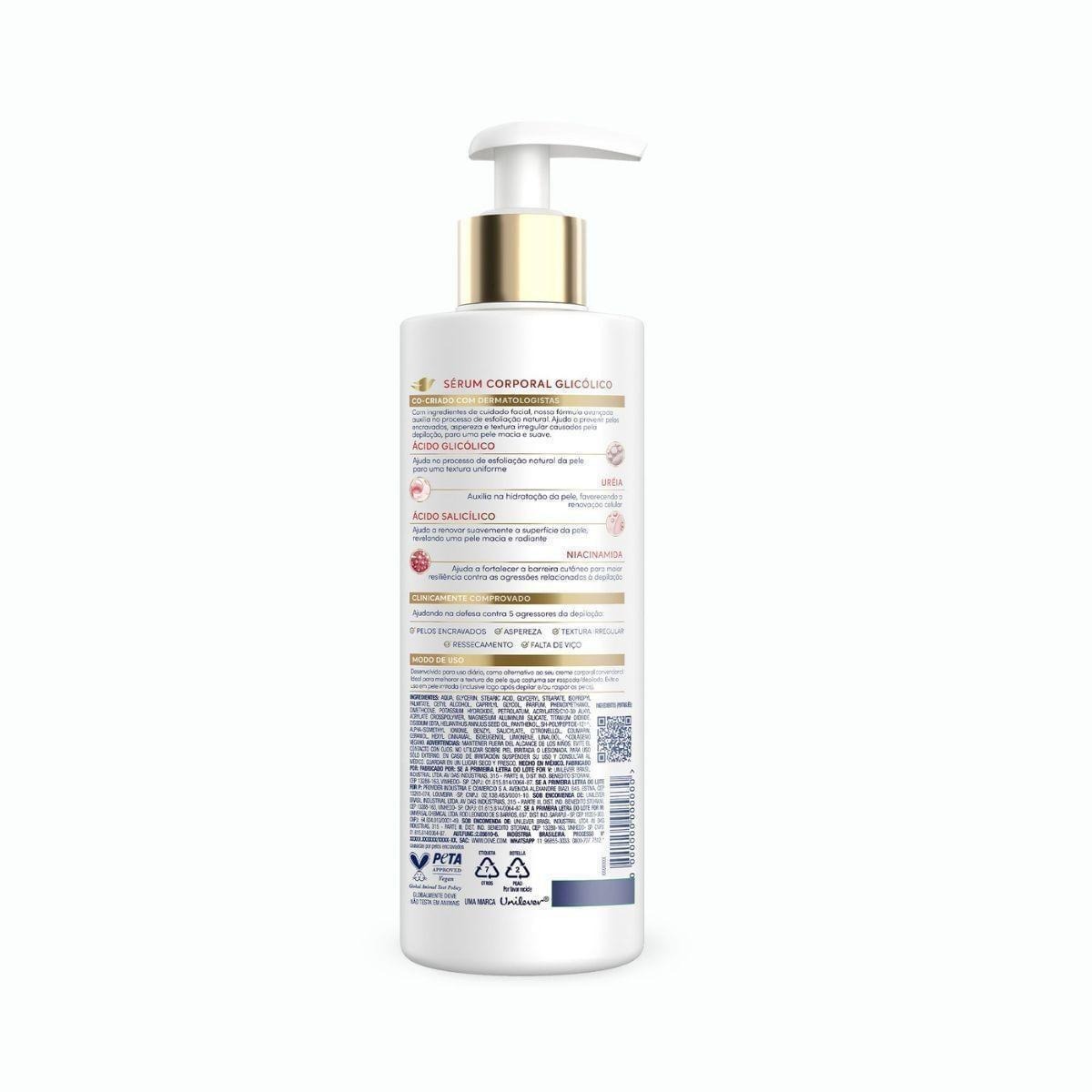 Hidratante Corporal Dove Sérum Glicólico + Reparador De Textura 380ml — imagem 2 | Farmácia Resyla