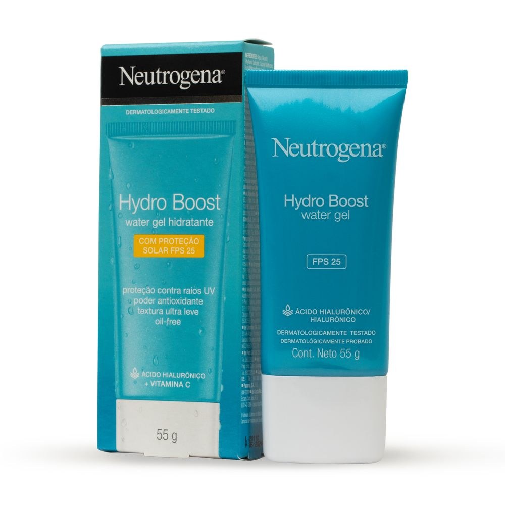 Hidratante Facial Neutrogena Hydro Boost Water Gel FPS 25 e Ácido Hialurônico 55g — imagem 4 | Farmácia Resyla
