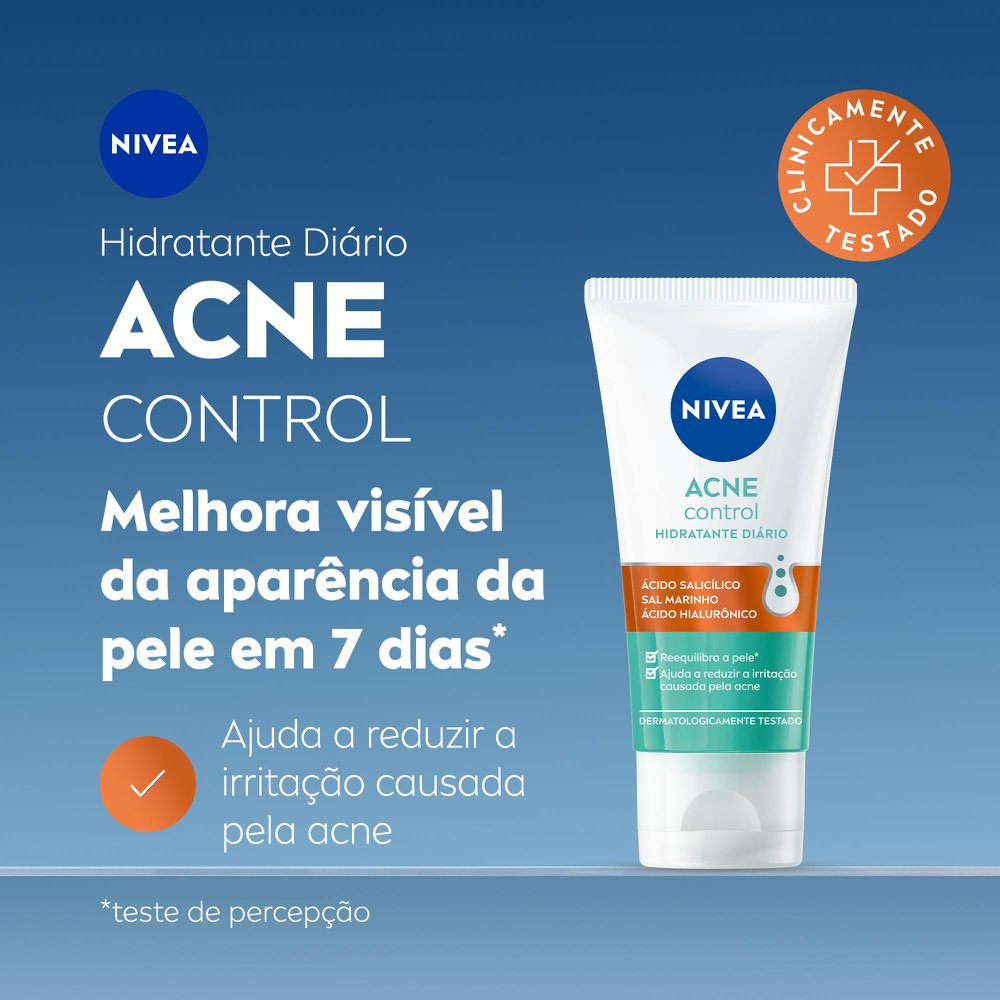Hidratante Facial Nivea Acne Control Antioleosidade 50ml — imagem 2 | Farmácia Resyla