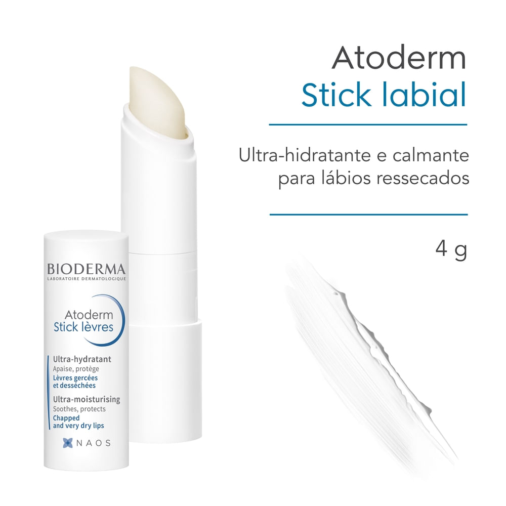 Hidratante Labial Bioderma Atoderm 4g — imagem 2 | Farmácia Resyla