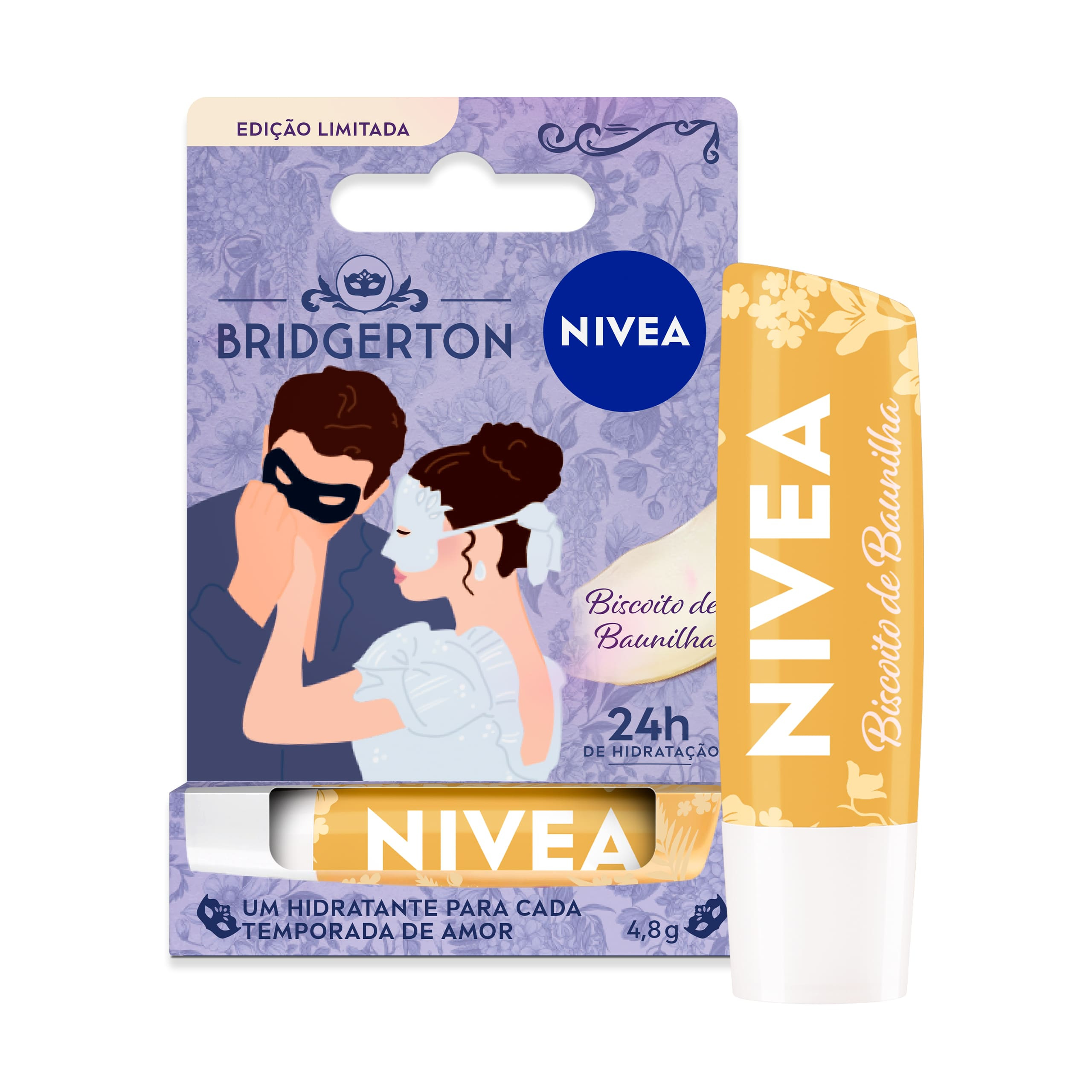 Hidratante Labial Nivea Biscoito De Baunilha Bridgerton 4,8g — imagem 2 | Farmácia Resyla