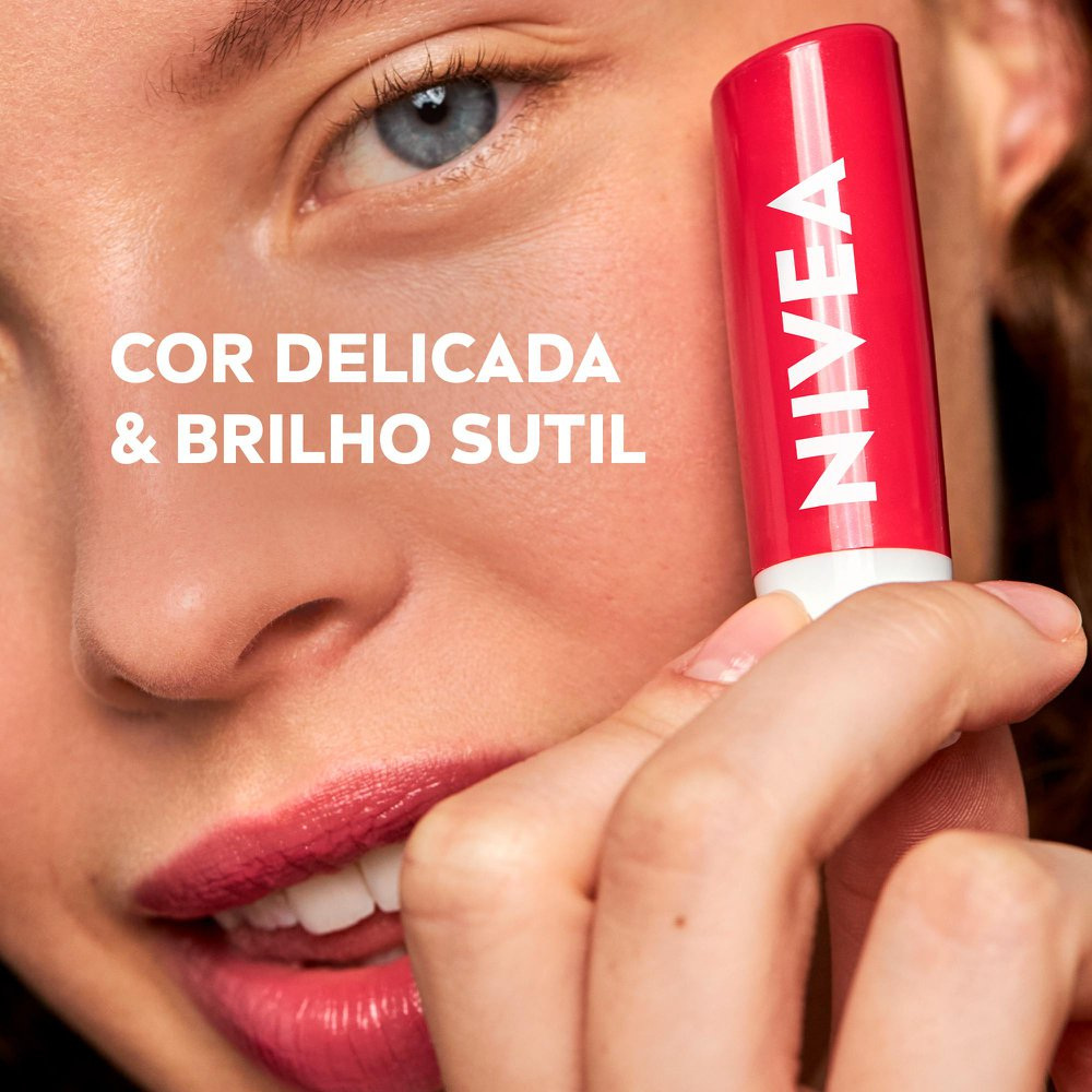 Hidratante Labial Nivea Cereja Shine 4,8g — imagem 3 | Farmácia Resyla