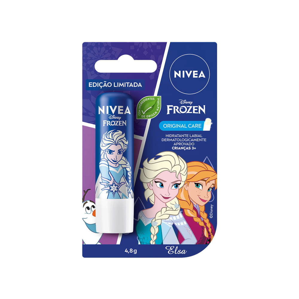 Hidratante Labial Nivea Disney Frozen Original Care 4,8g — imagem 3 | Farmácia Resyla