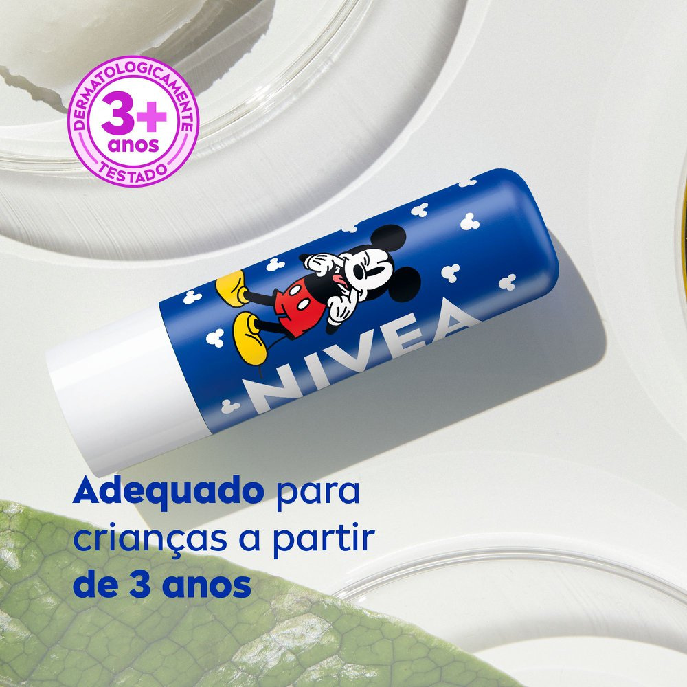 Hidratante Labial Nivea Disney Mickey e Amigo Original Care 4,8g — imagem 4 | Farmácia Resyla
