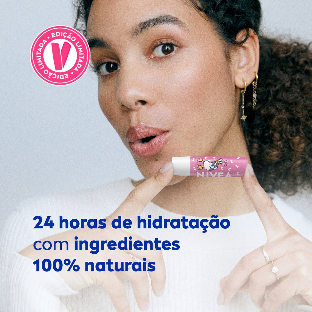 Hidratante Labial Nivea Disney Mickey e Amigos Doce Rose 4,8g — imagem 3 | Farmácia Resyla
