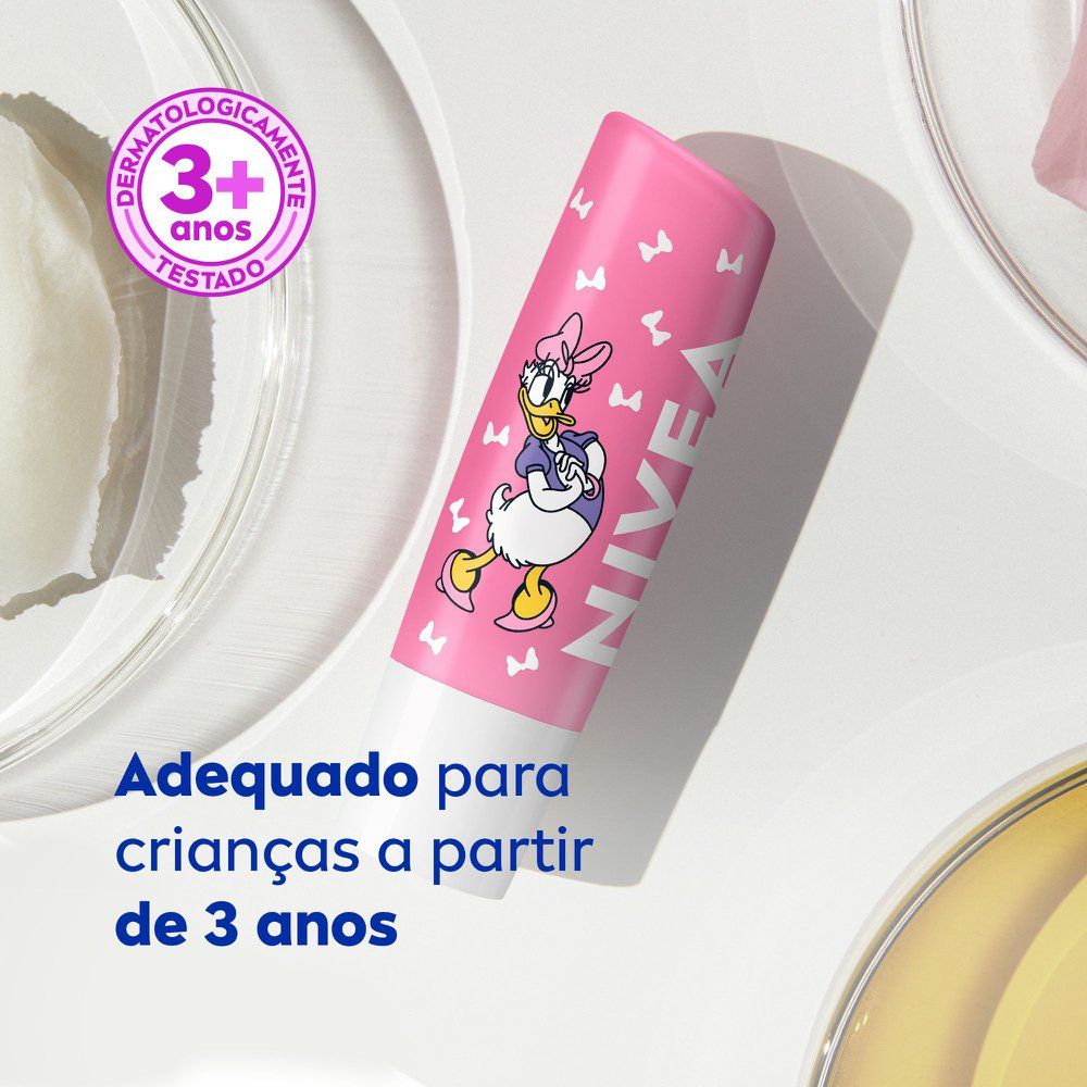 Hidratante Labial Nivea Disney Mickey e Amigos Doce Rose 4,8g — imagem 4 | Farmácia Resyla