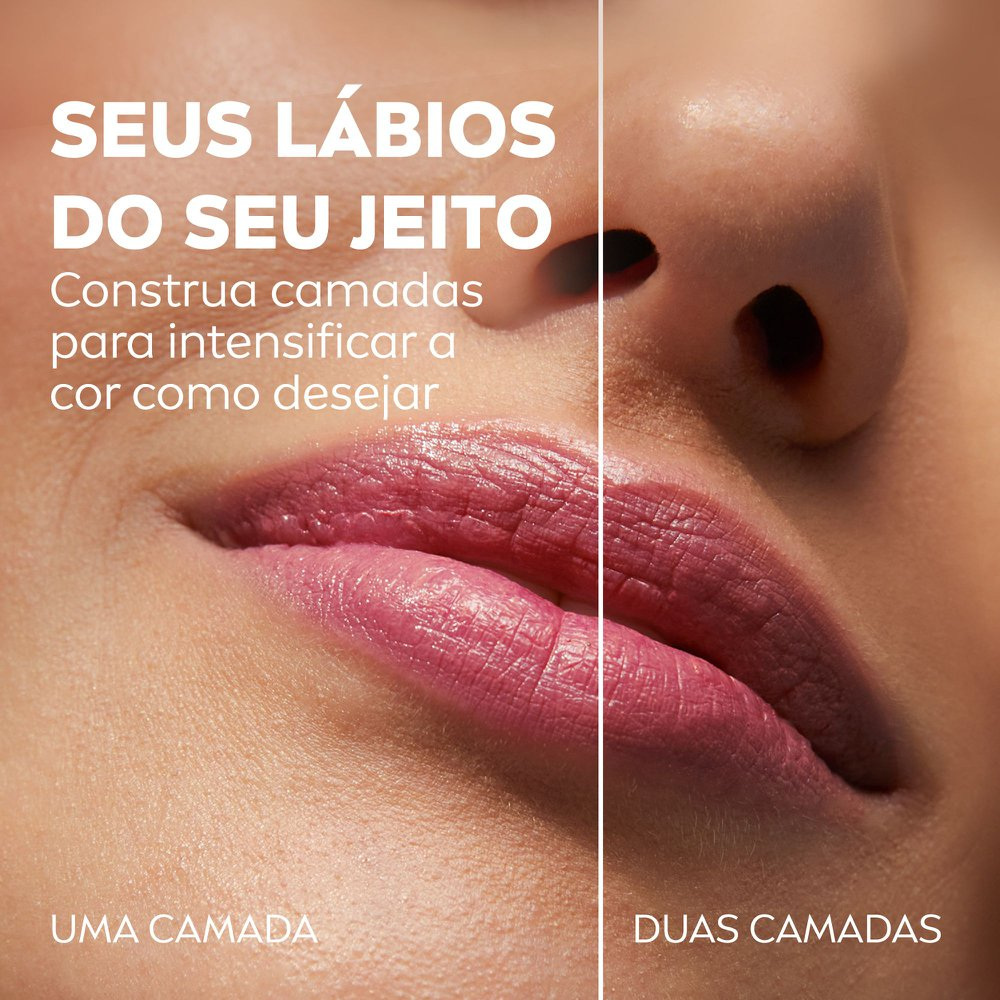 Hidratante Labial Nivea Hidra Color Rosé 4,8g — imagem 3 | Farmácia Resyla