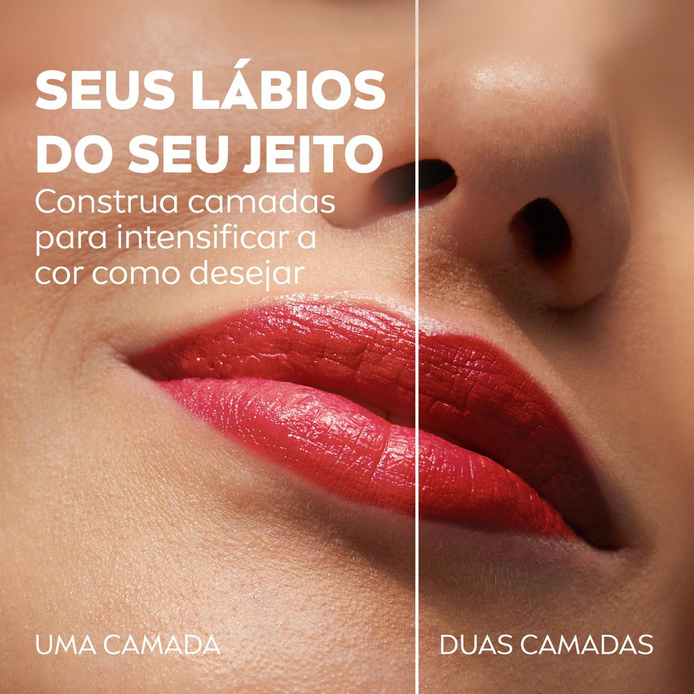 Hidratante Labial Nivea Hidra Color Vermelho 4,8g — imagem 3 | Farmácia Resyla
