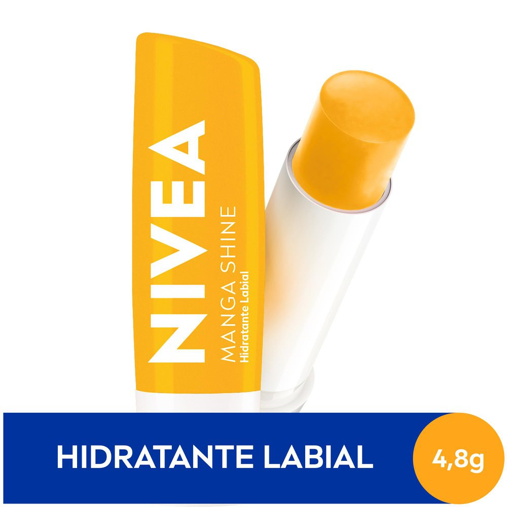 Hidratante Labial Nivea Manga Shine Com Manteiga De Karité E Óleos De Origem Natural 4,8g Edição Limitada — imagem 2 | Farmácia Resyla