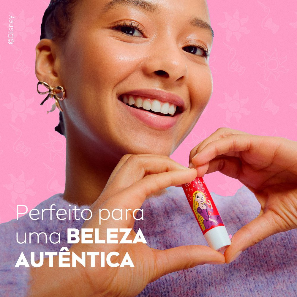 Hidratante Labial Nivea Morango Silvestre Princesa Rapunzel 4,8g Edição Limitada Disney — imagem 3 | Farmácia Resyla