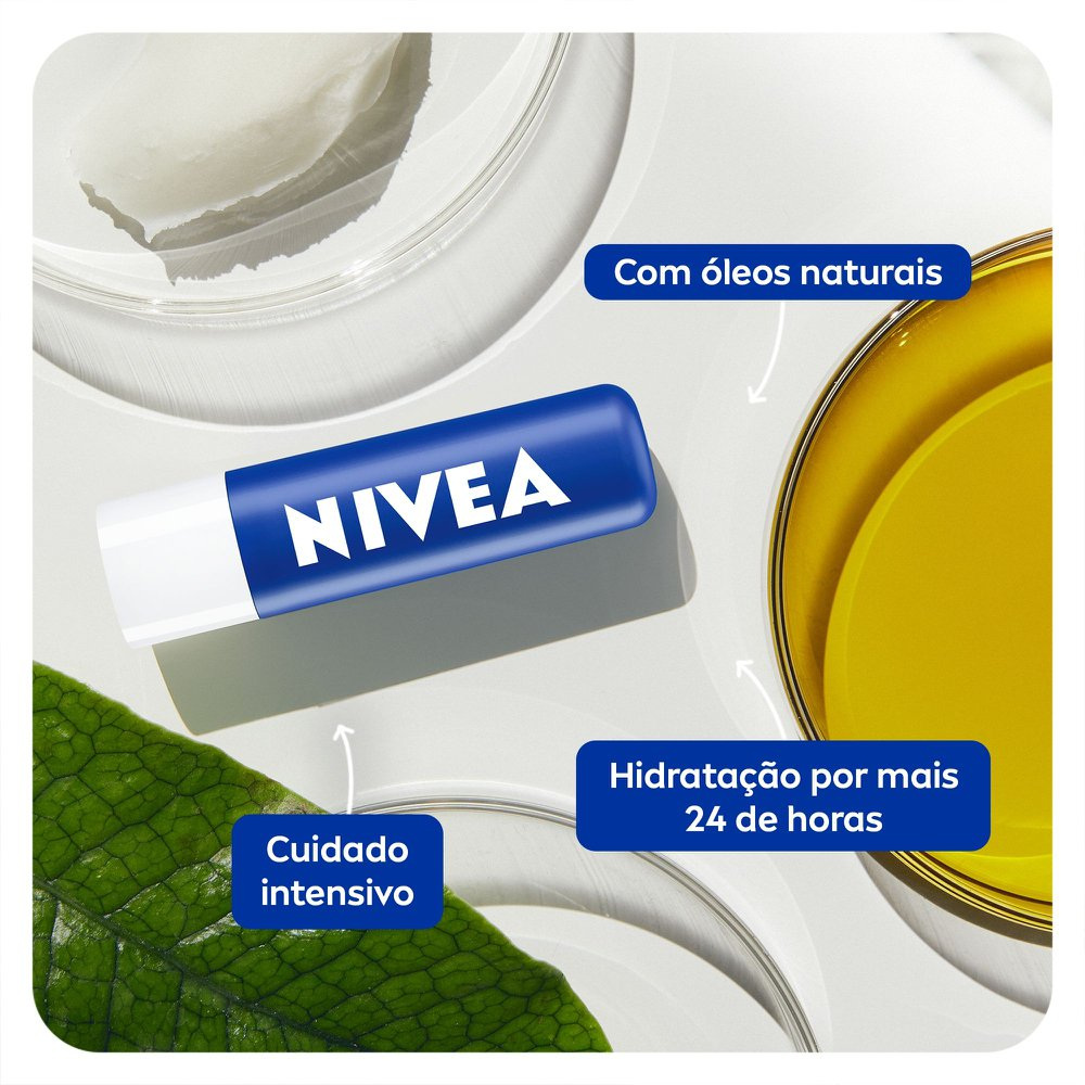 Hidratante Labial Nivea Original Care 4,8g — imagem 4 | Farmácia Resyla