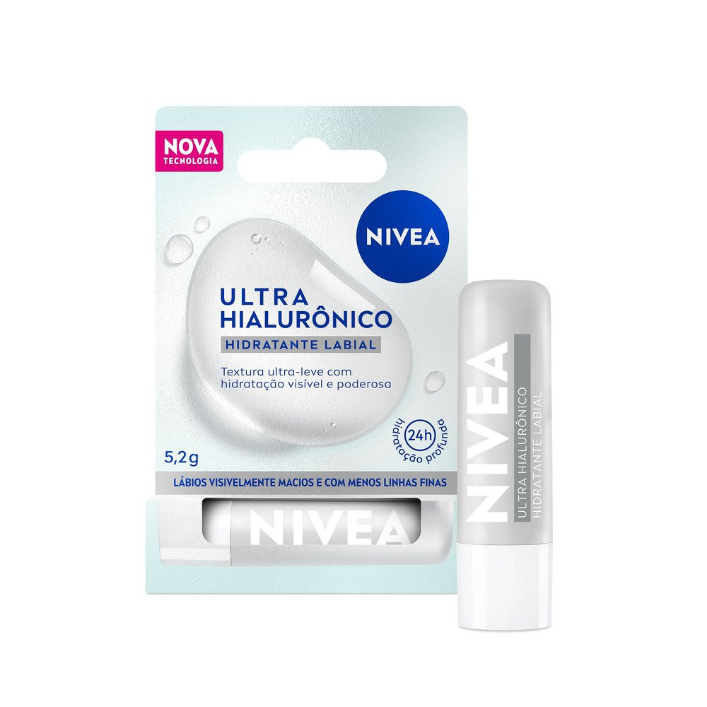 Hidratante Labial Nivea Ultra Hialurônico 5,2g — Nivea | Farmácia Resyla