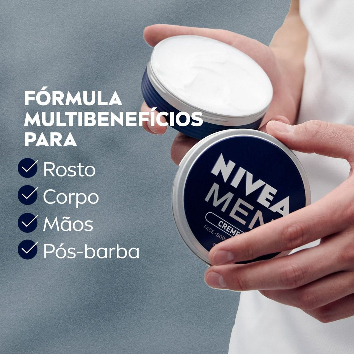 Hidratante Nivea Men 4 em 1 Creme 75g — imagem 3 | Farmácia Resyla