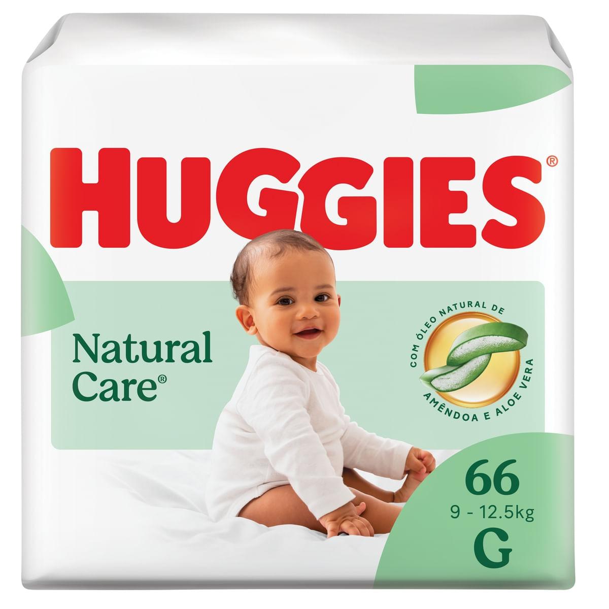 Huggies Fralda Descartável Premium Natural Care G - 66 Un — Huggies | Farmácia Resyla