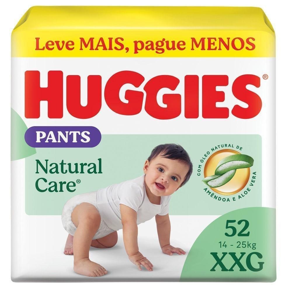 Huggies Fralda Pants Premium Natural Care XXG - 52 Un — Huggies | Farmácia Resyla